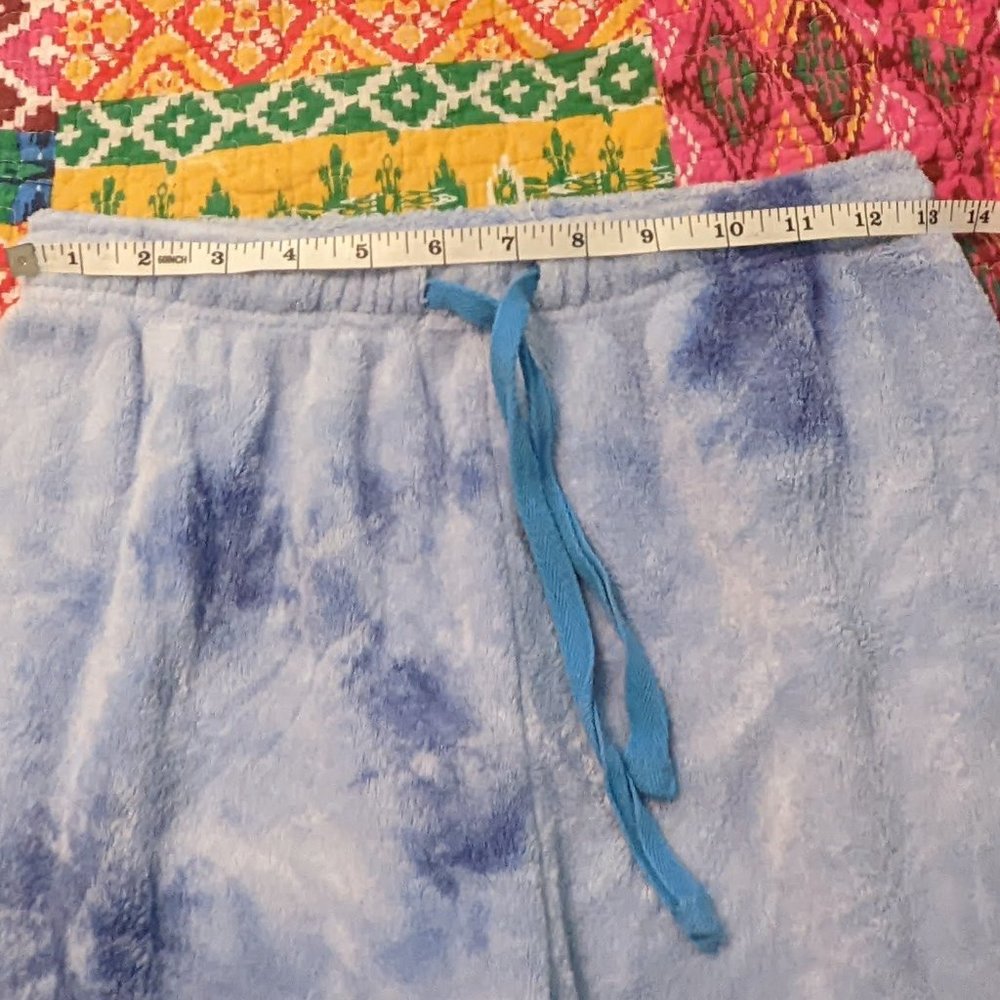 Blue fleece tye dye lounge pants - Picture 5 of 5